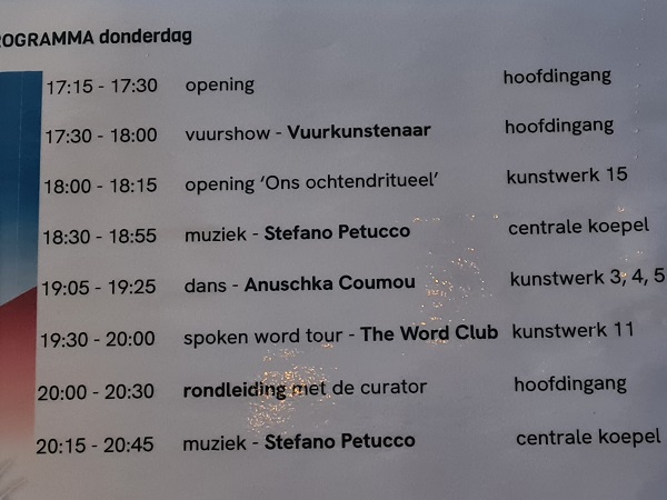 aanpassing tijden k
